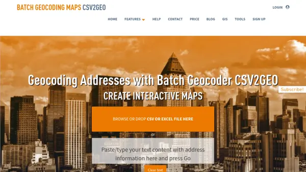 CSV2GEO
