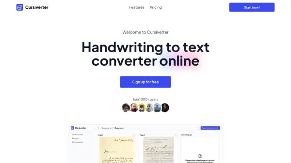 Cursiverter