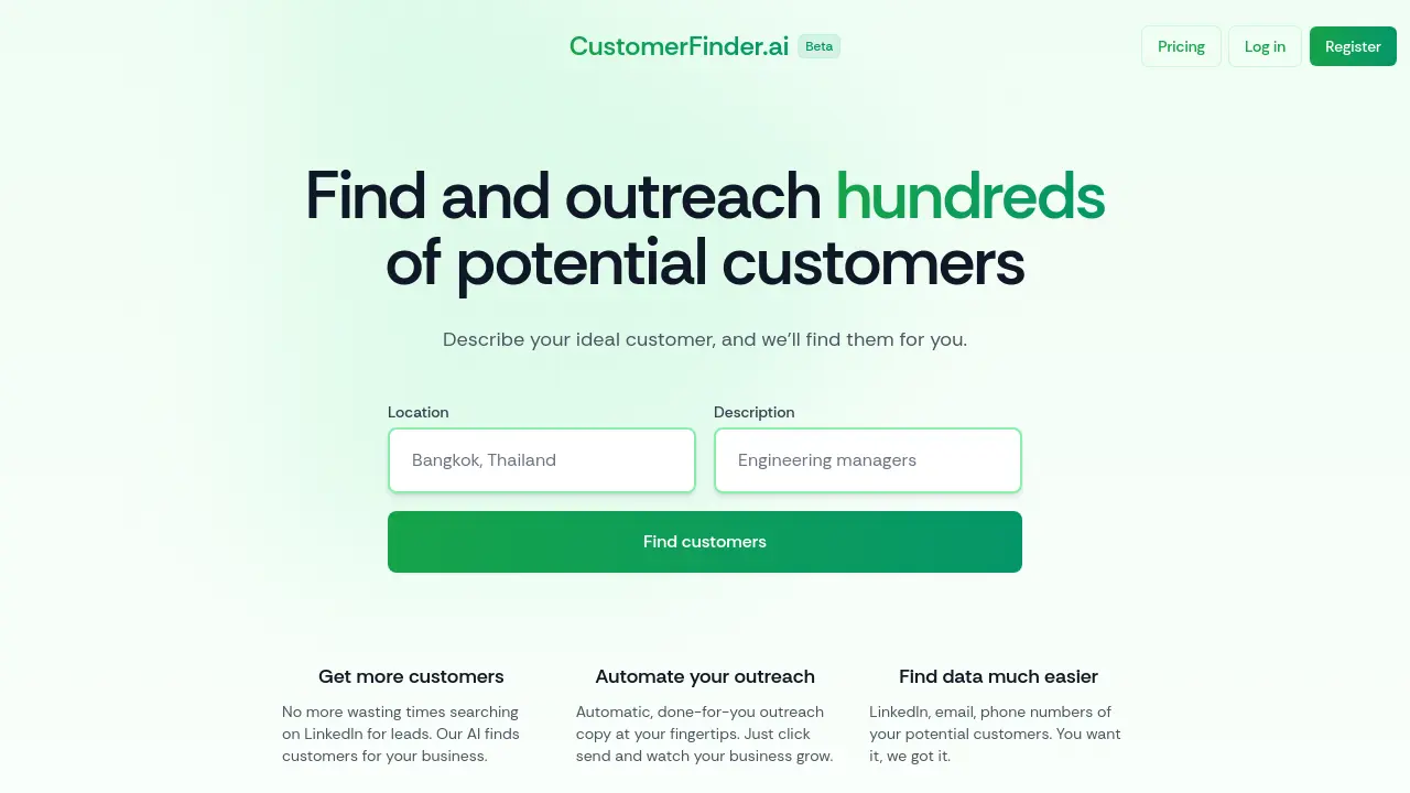 CustomerFinder.ai