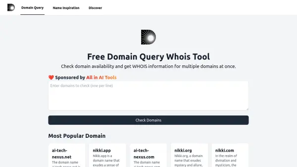 Domain Query