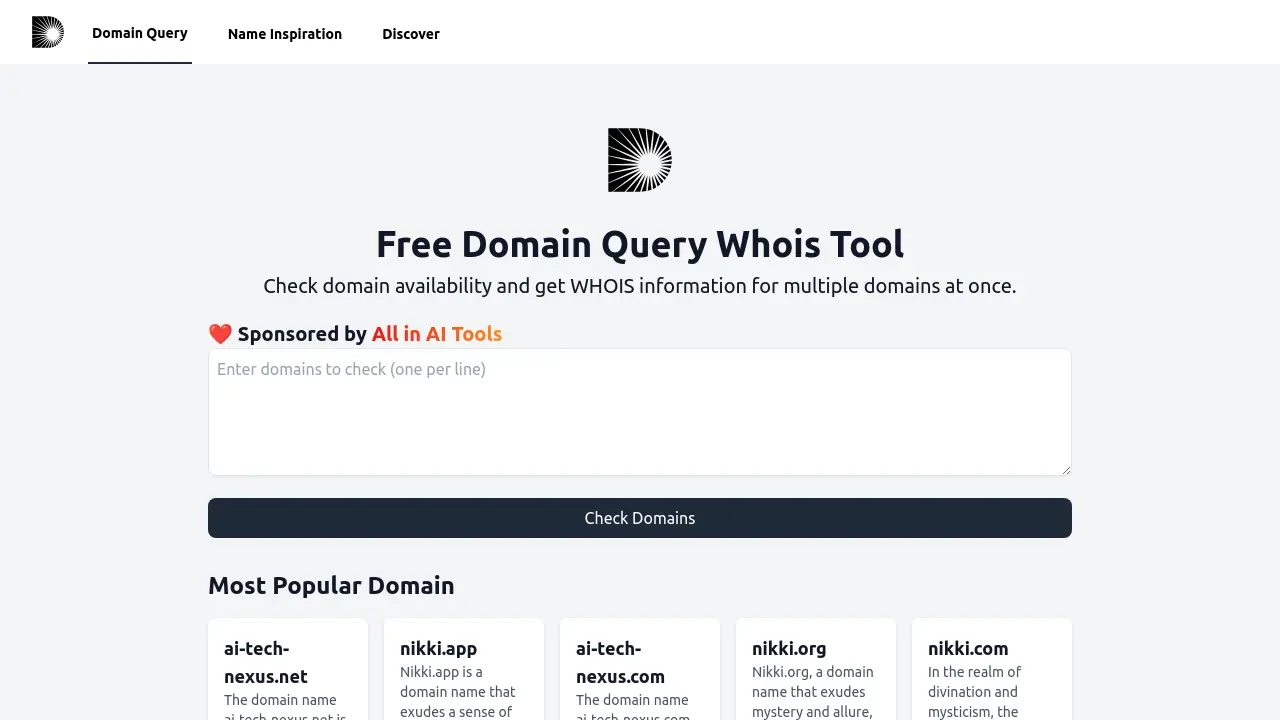 Domain Query