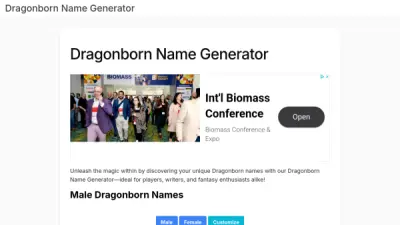 Dragonborn Name Generator