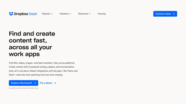 Dropbox Dash