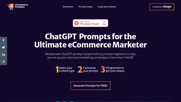 eCommerce Prompts