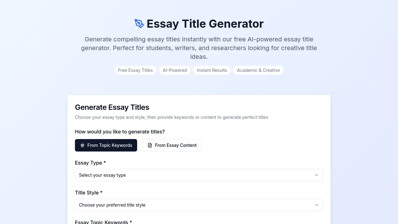 essaytitle.com screenshot