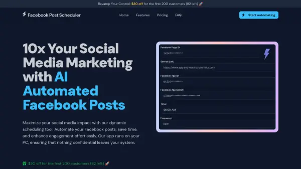 Facebook Post Scheduler