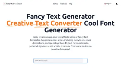 Fancy Text Generator