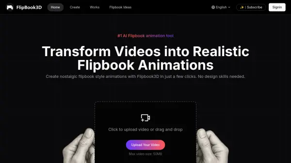 Flipbook3D