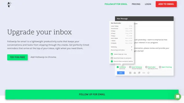FollowUp For Email