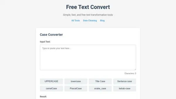 Free Text Convert