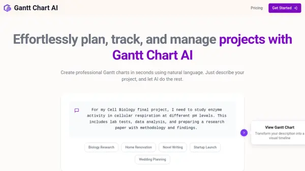 Gantt Chart AI