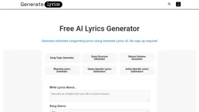 GenerateLyrics.io