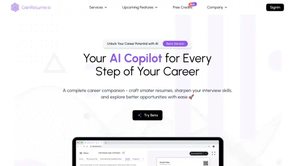 Genresume.io