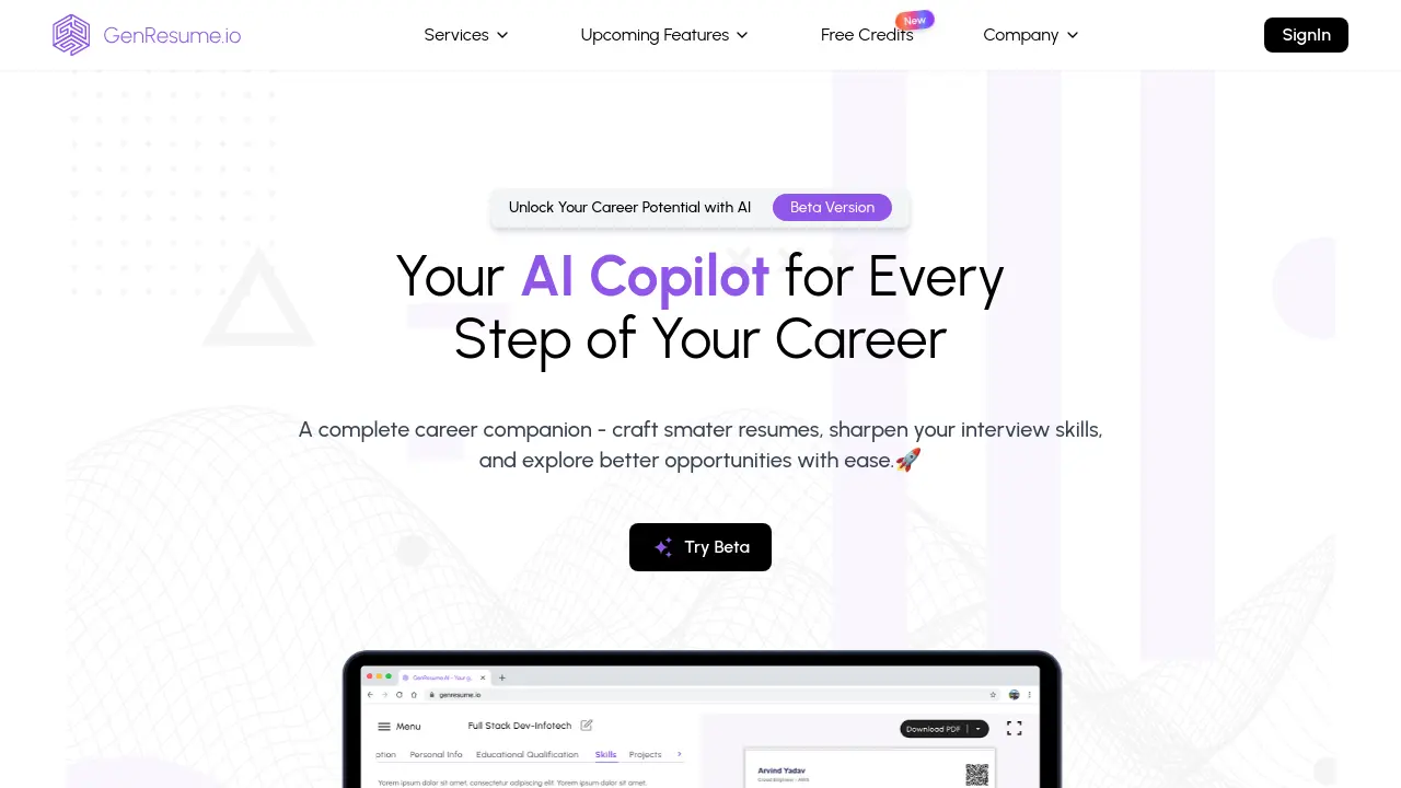 Genresume.io