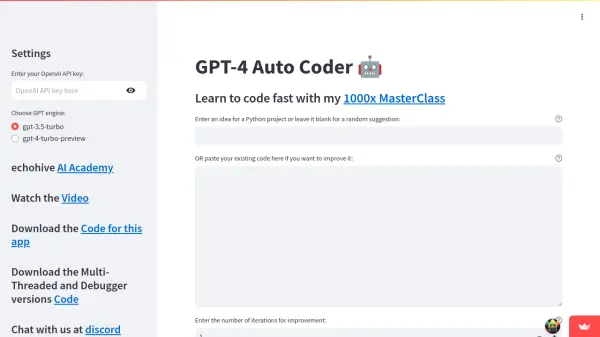 GPT-4 Auto Coder