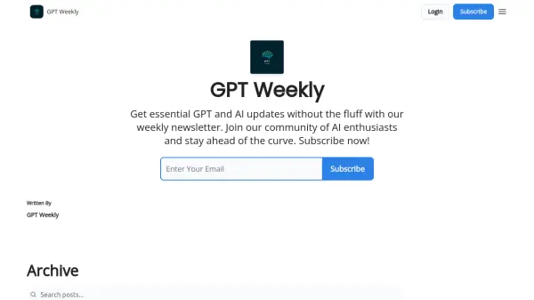 GPT Weekly