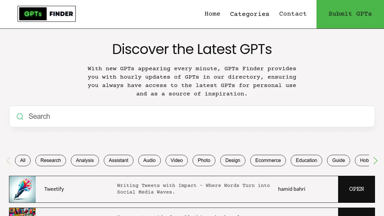 GPTs Finder