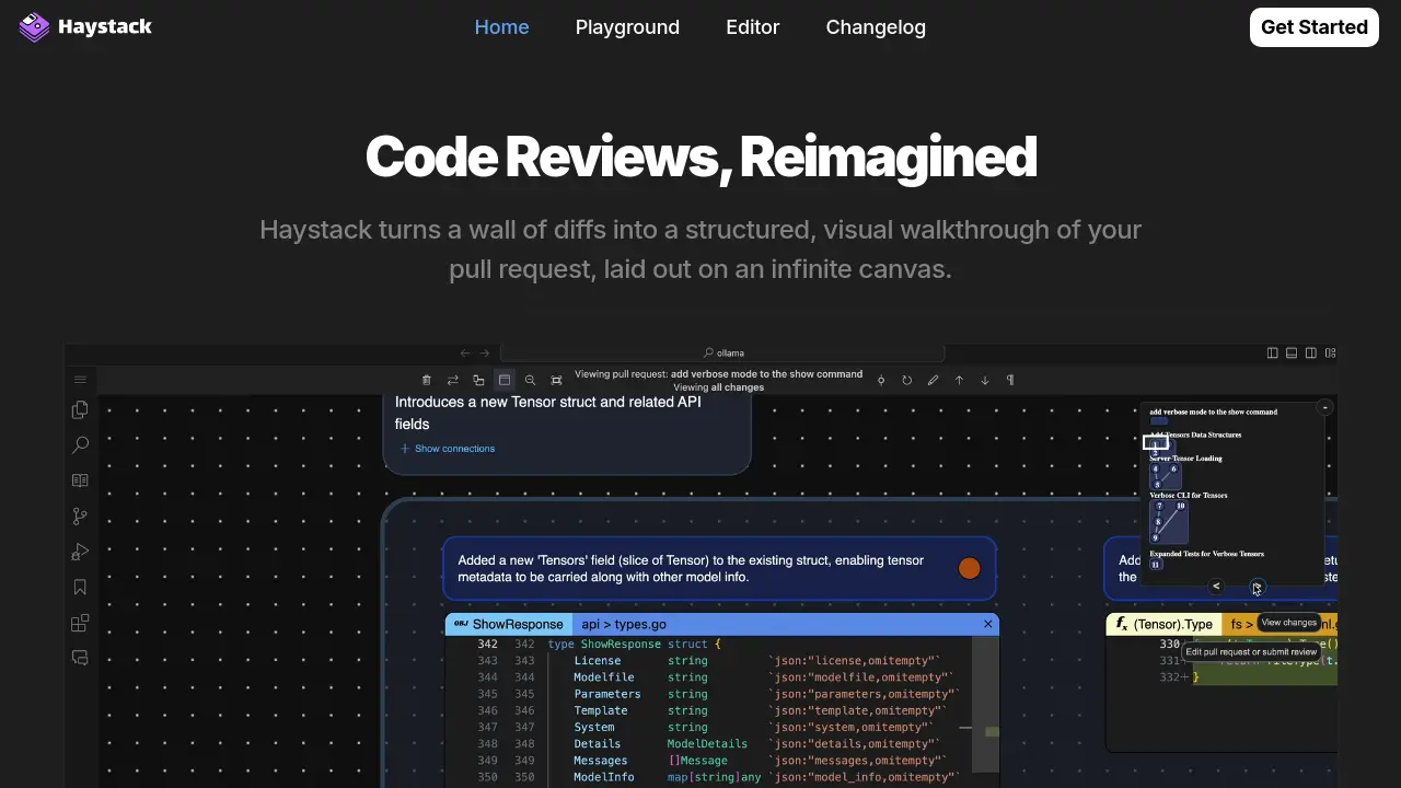 Haystack Editor