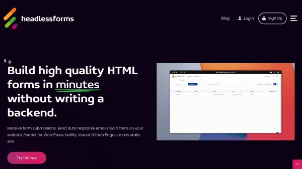 Headlessforms