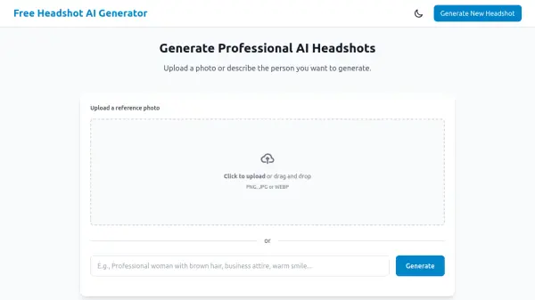 Headshot AI Generator