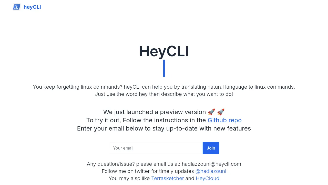 heyCLI