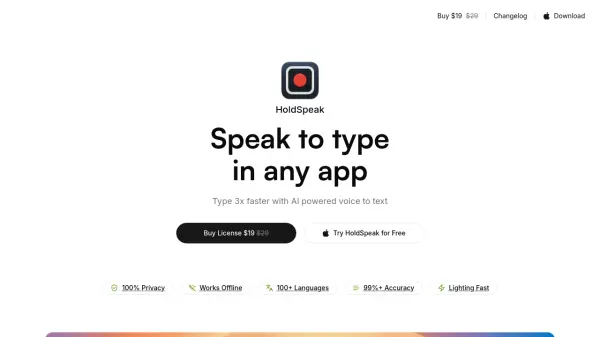 HoldSpeak