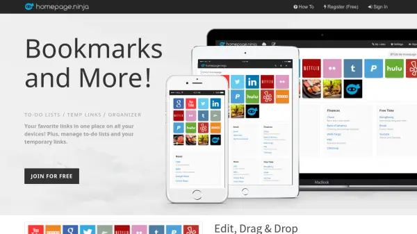 Homepage Ninja