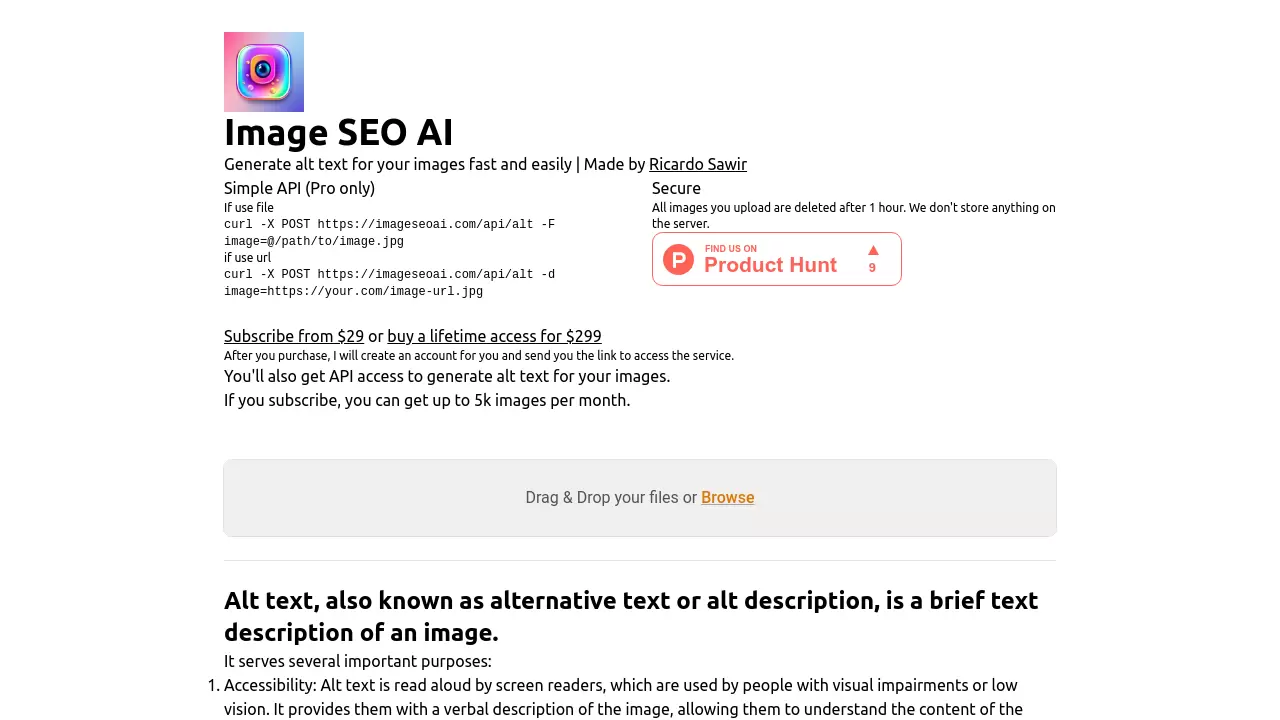 Image SEO AI