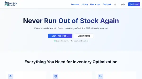 Inventory Reorder