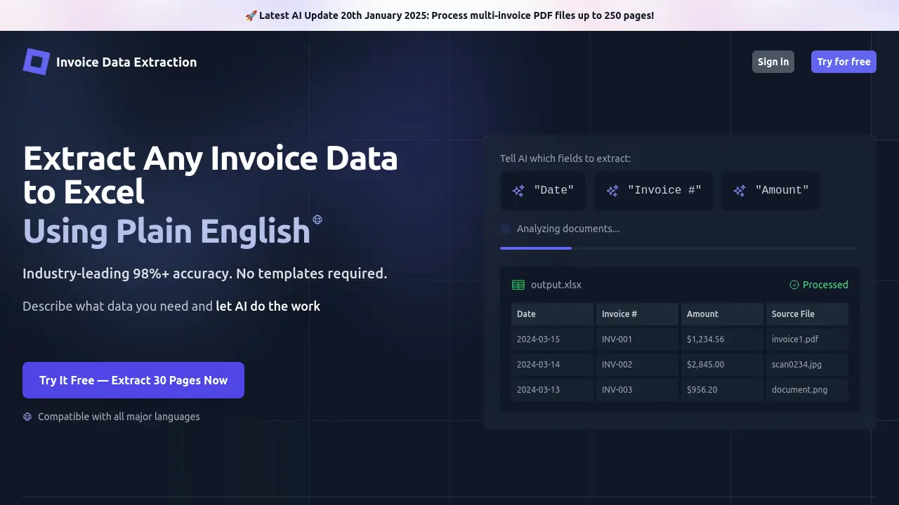 Invoice Data Extraction