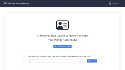 Japanese Name Generator