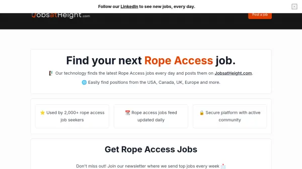 Jobs at Height