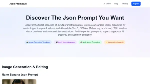 JSON Prompt AI