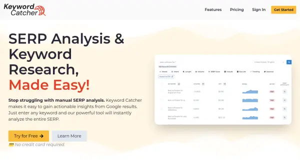 Keyword Catcher