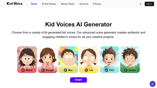 Kid Voices AI