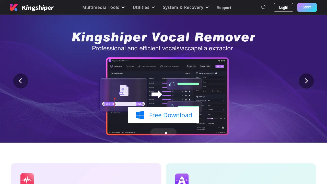 Kingshiper Vocal Remover