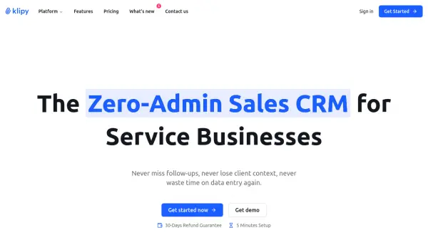 klipycrm.com