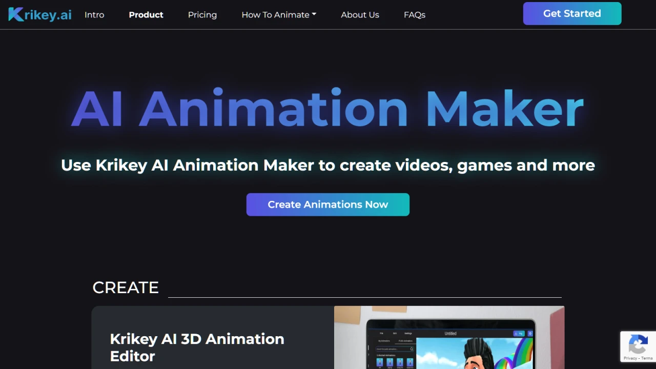 Krikey AI Animation Maker