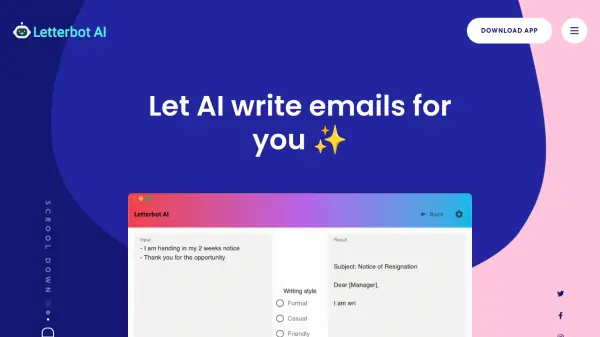 Letterbot AI