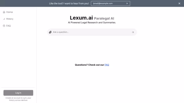 Lexum.ai Paralegal AI