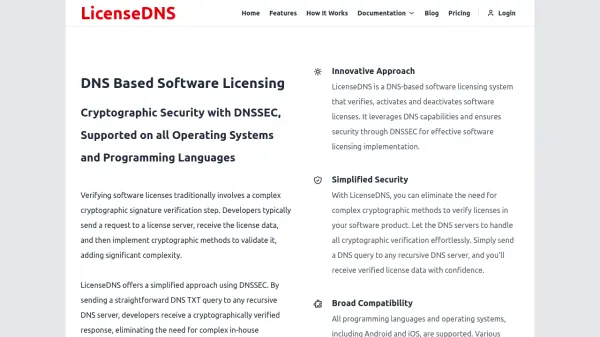 LicenseDNS