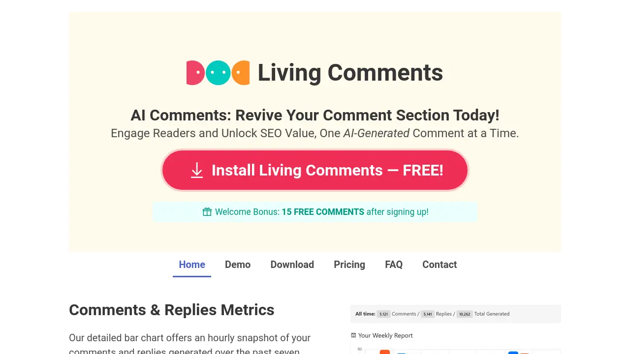 Living Comments