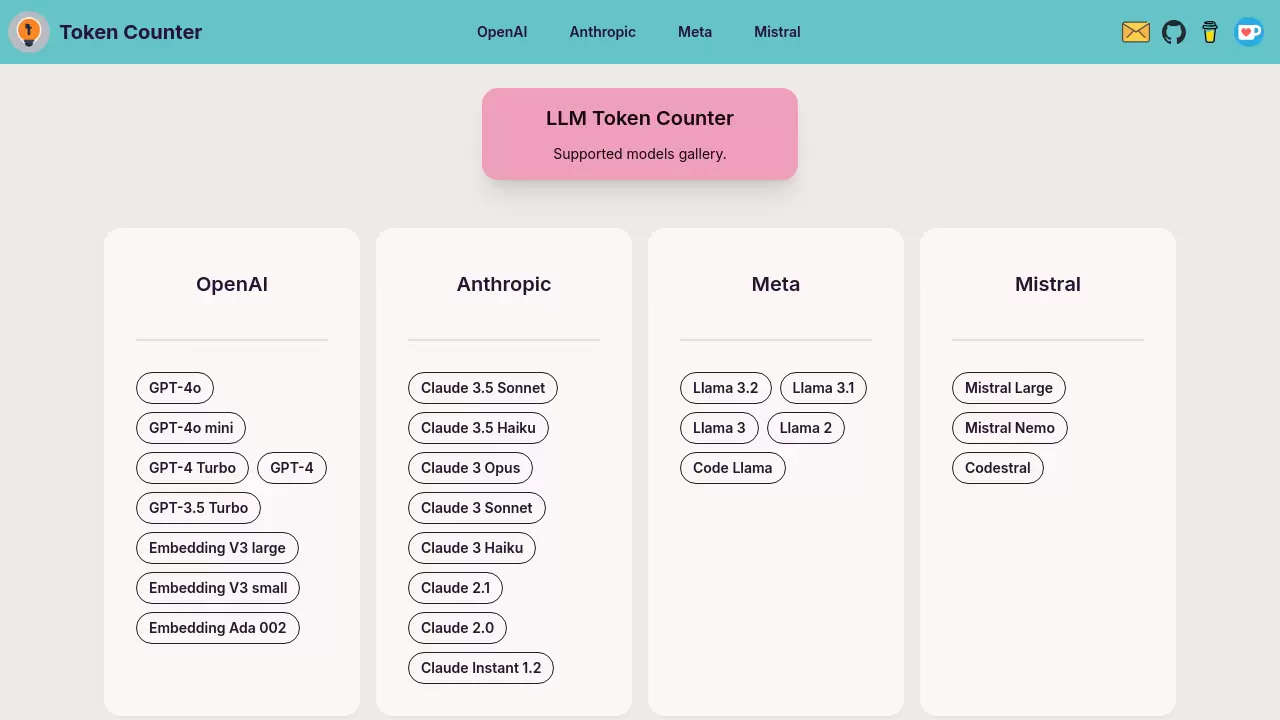 LLM Token Counter