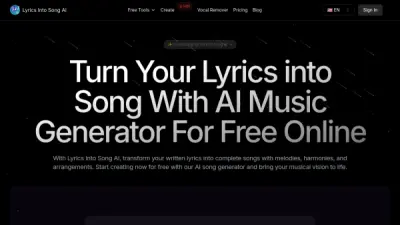 Lyrics Into Song AI