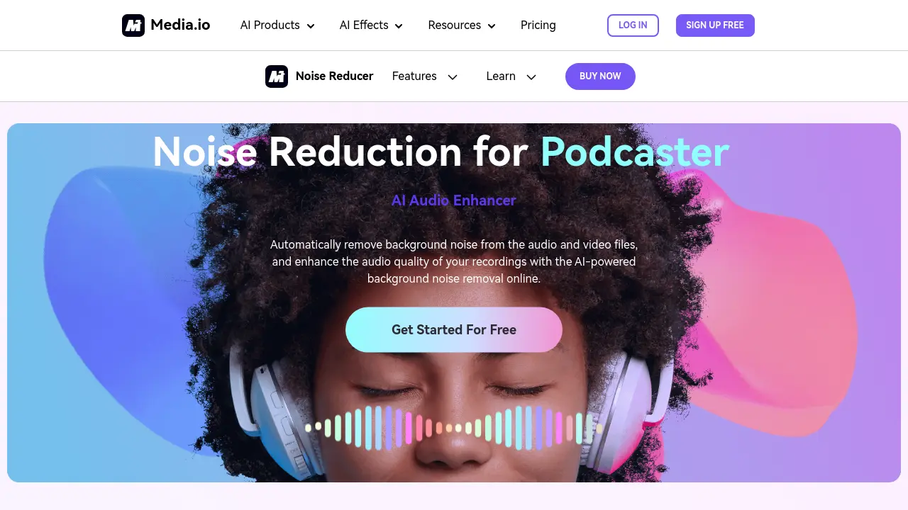 Media.io Noise Reducer