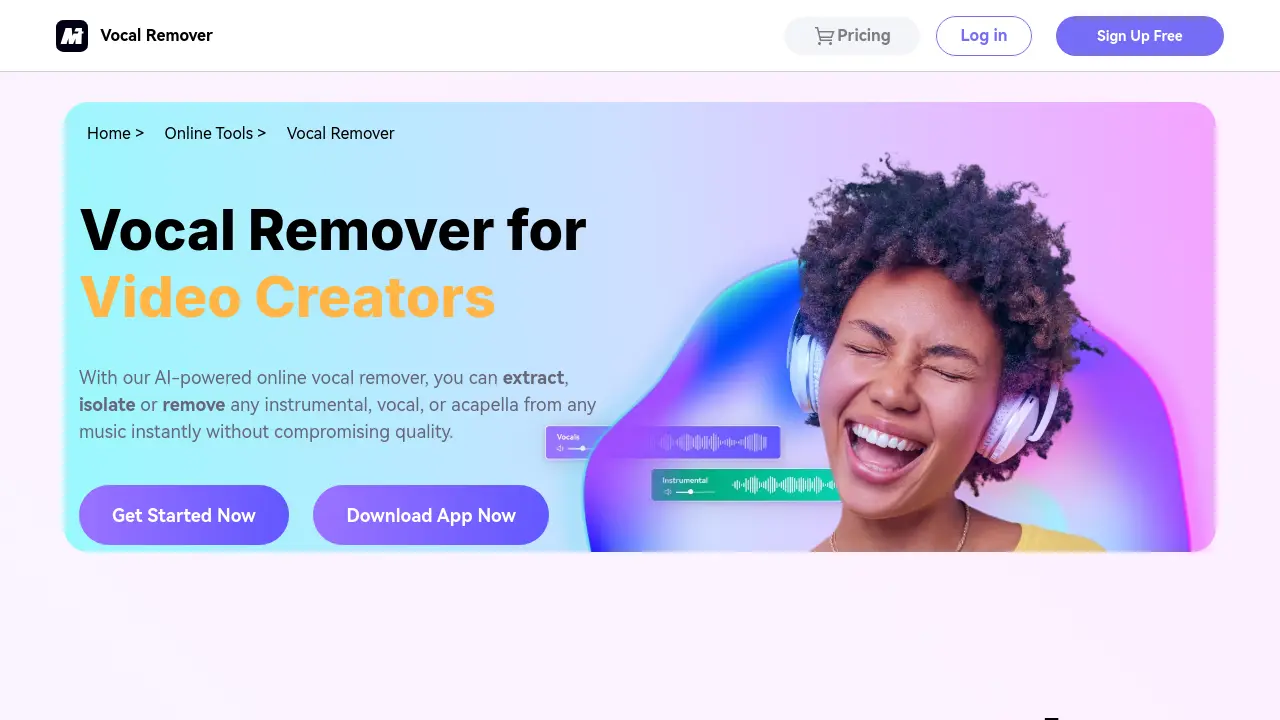 Media.io Vocal Remover