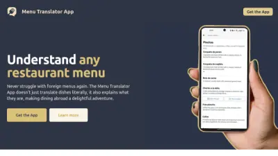 Menu Translator App