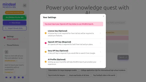 MindPal Search