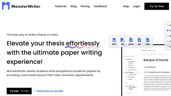 MonsterWriter