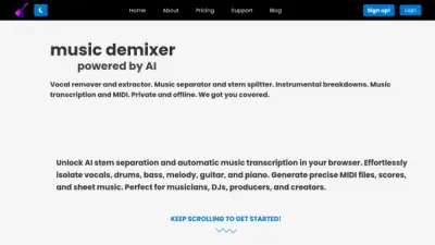 Music Demixer